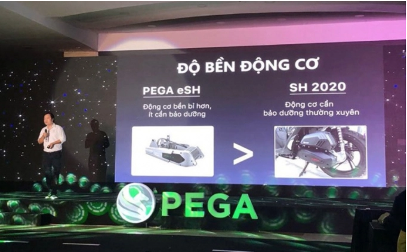Pega giới thiệu, so sánh eSH với SH của Honda đã vi phạm Luật Quảng Cáo và Luật Cạnh Tranh